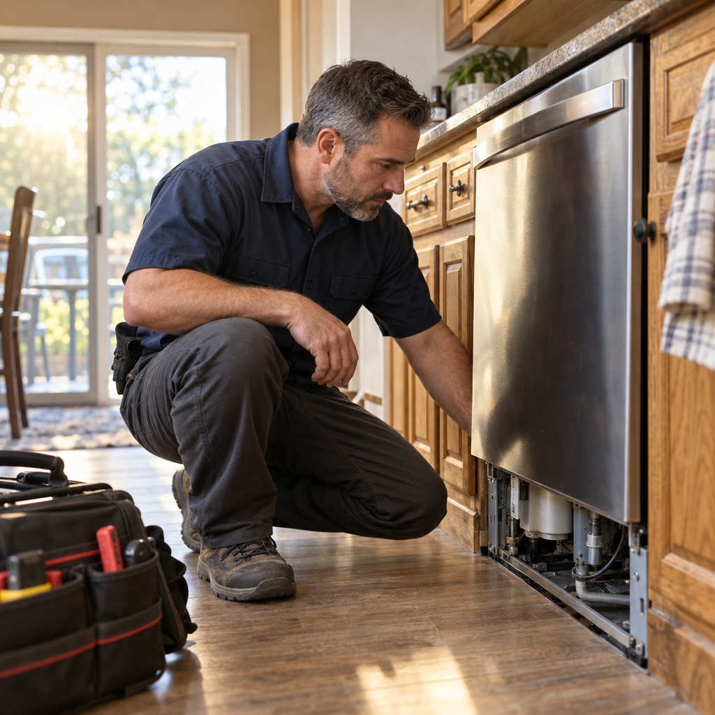 Dishwasher repair, upfront pricing