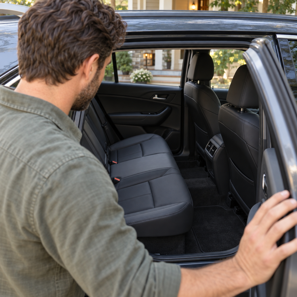 Interior car detailing