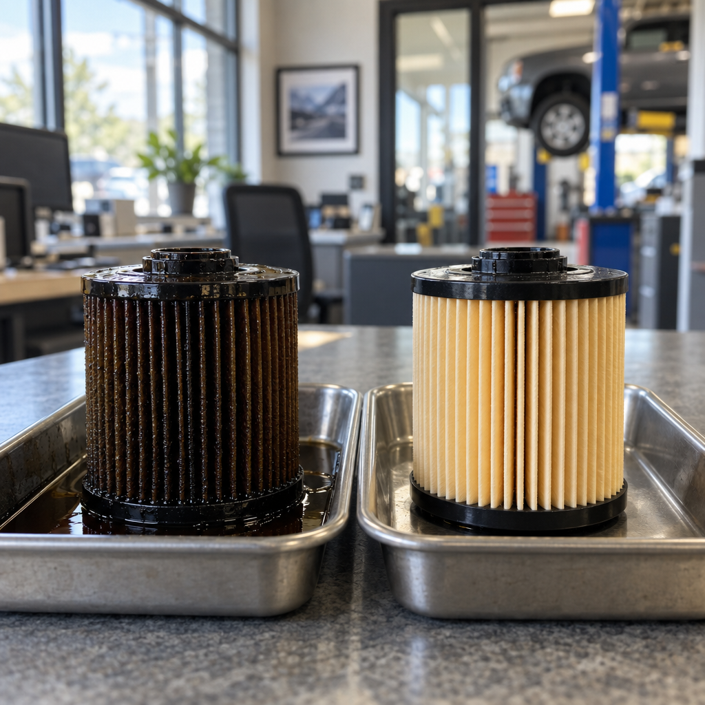 Oil and filter replacement