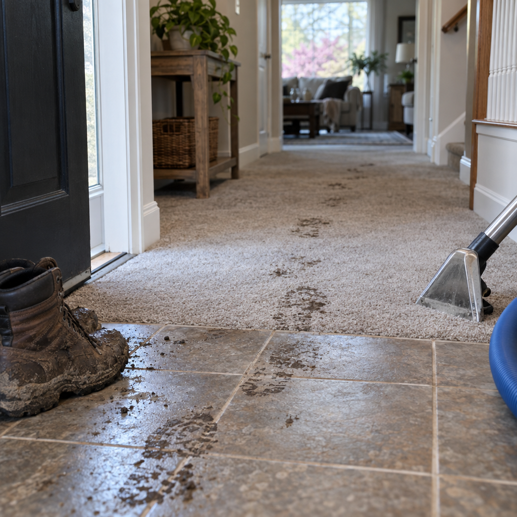 Spring carpet cleaning