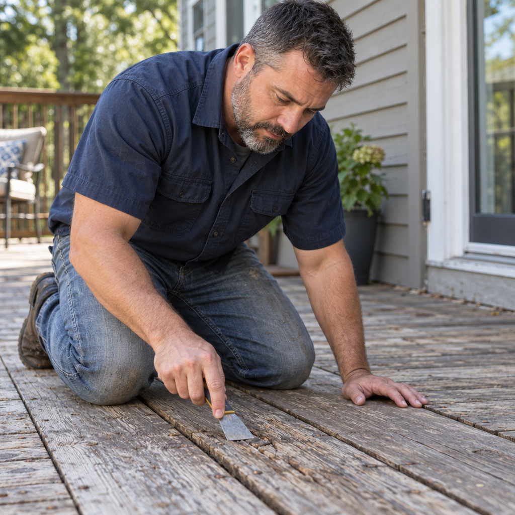 Deck restoration, upfront pricing