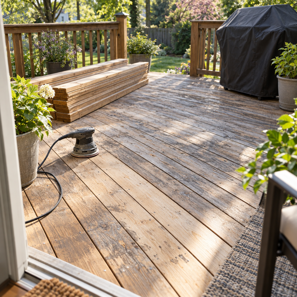 Deck restoration for summer