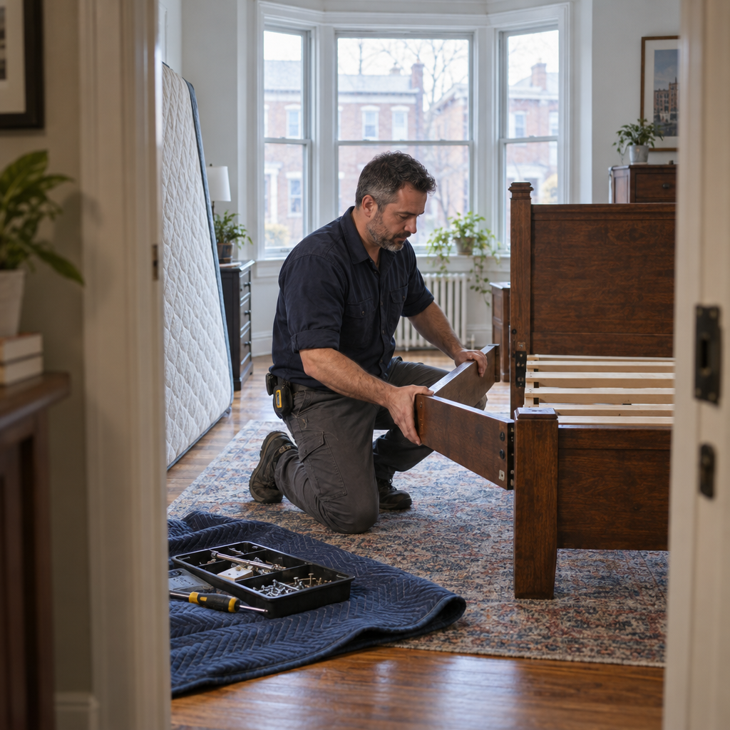 Local bed disassembly and reassembly
