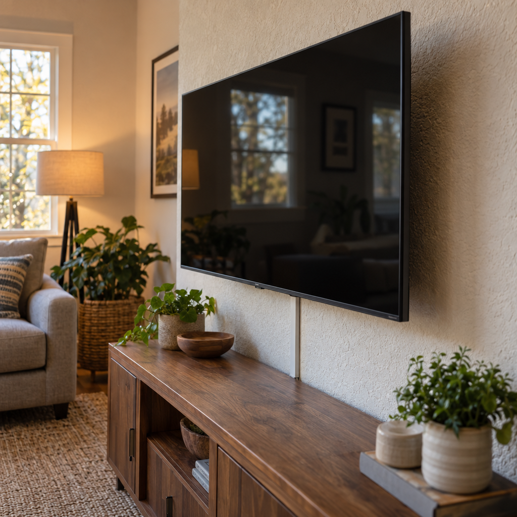 TV mounting with upfront pricing