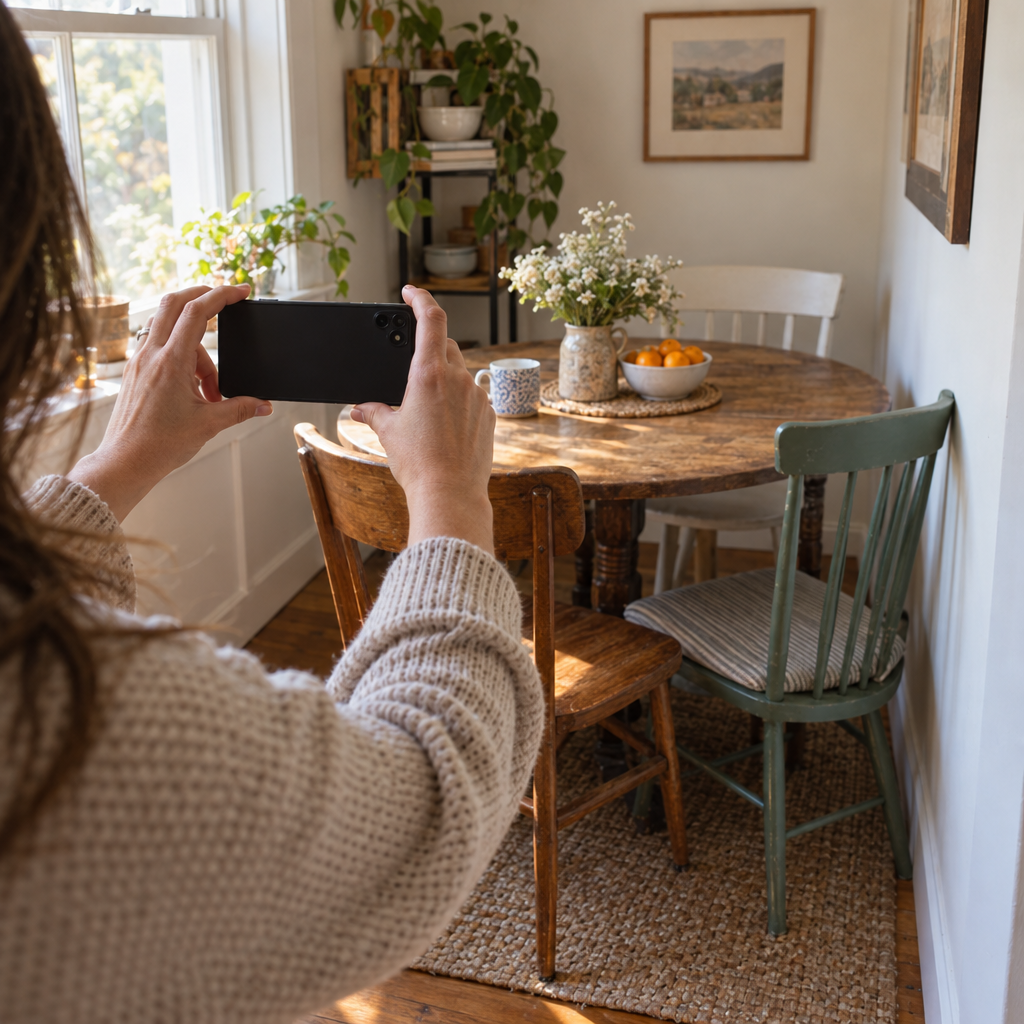 Room design starts with your photos