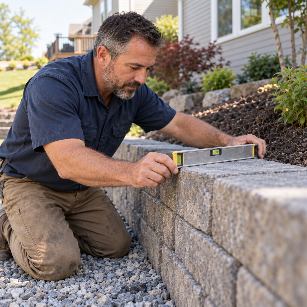 Retaining walls, quoted upfront