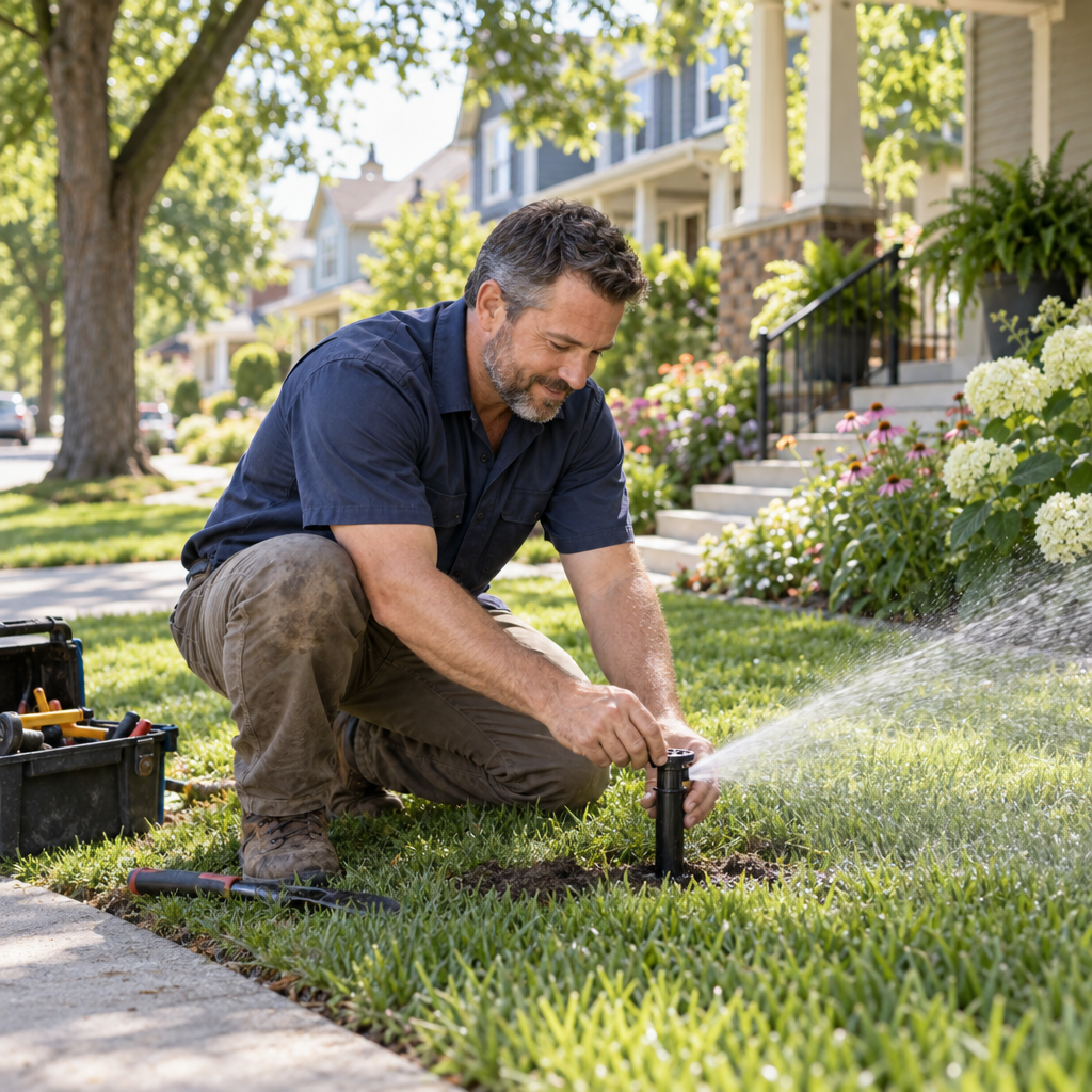 Local sprinkler installation