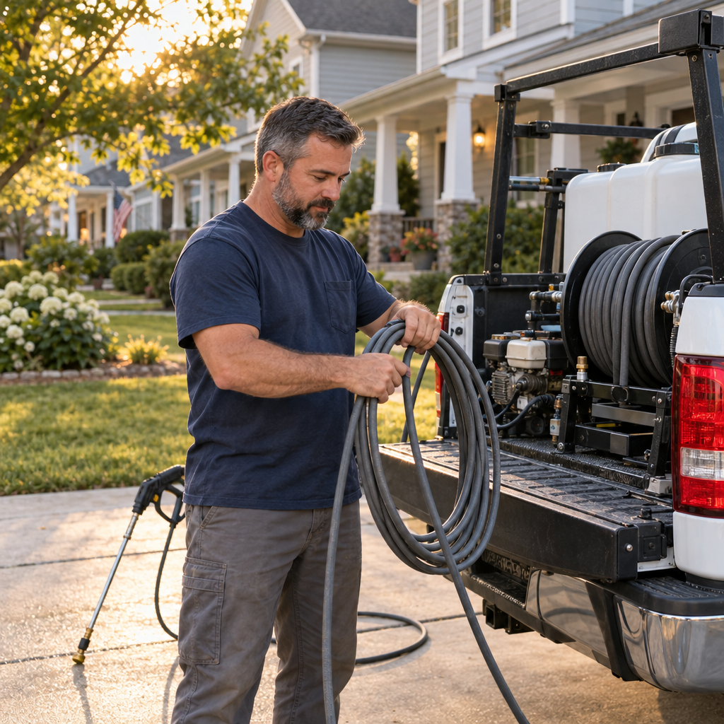 Local driveway and patio washing