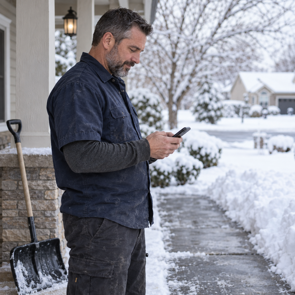 Snow removal quotes by text