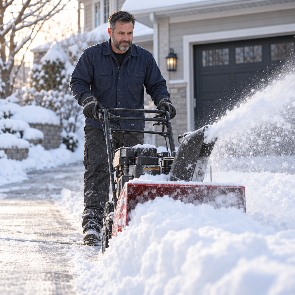 Same-day driveway snow removal