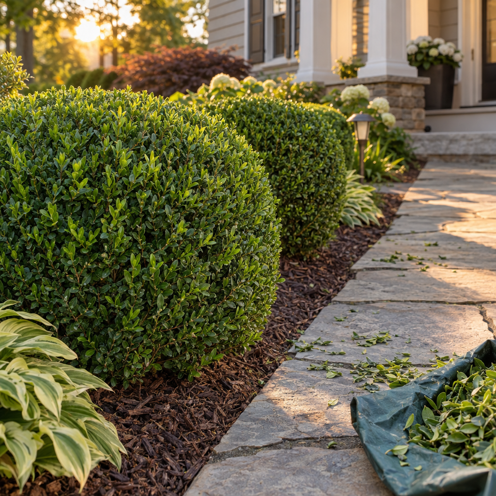 Hedge and shrub trimming